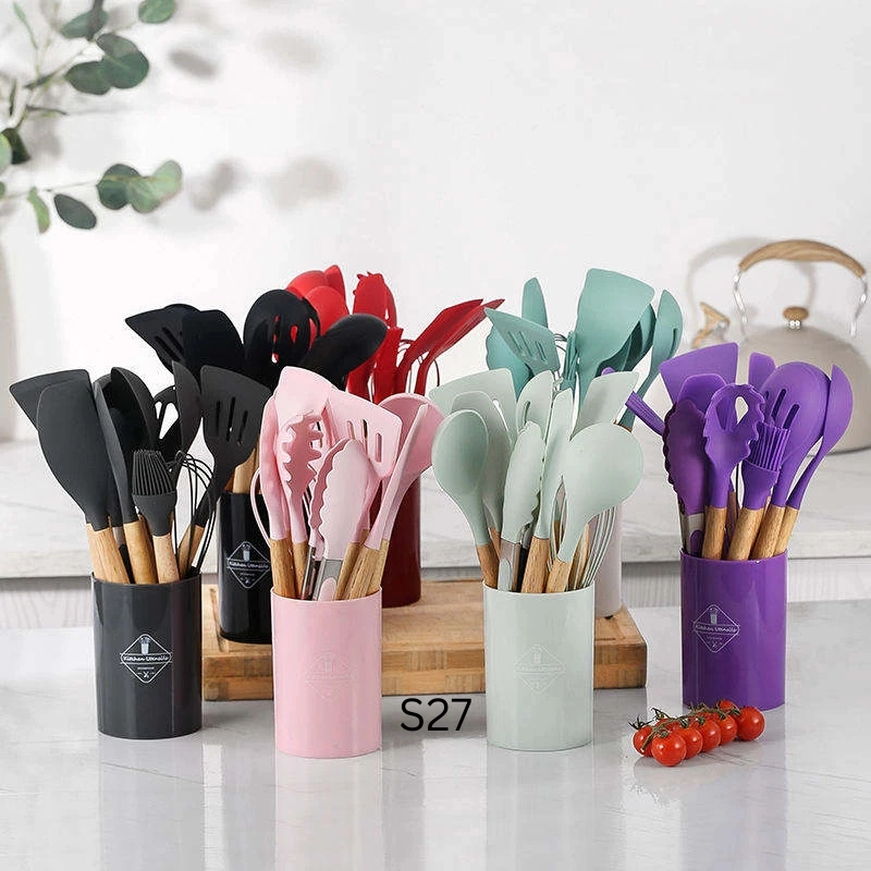 12 Pcs Silicon Spatula Set